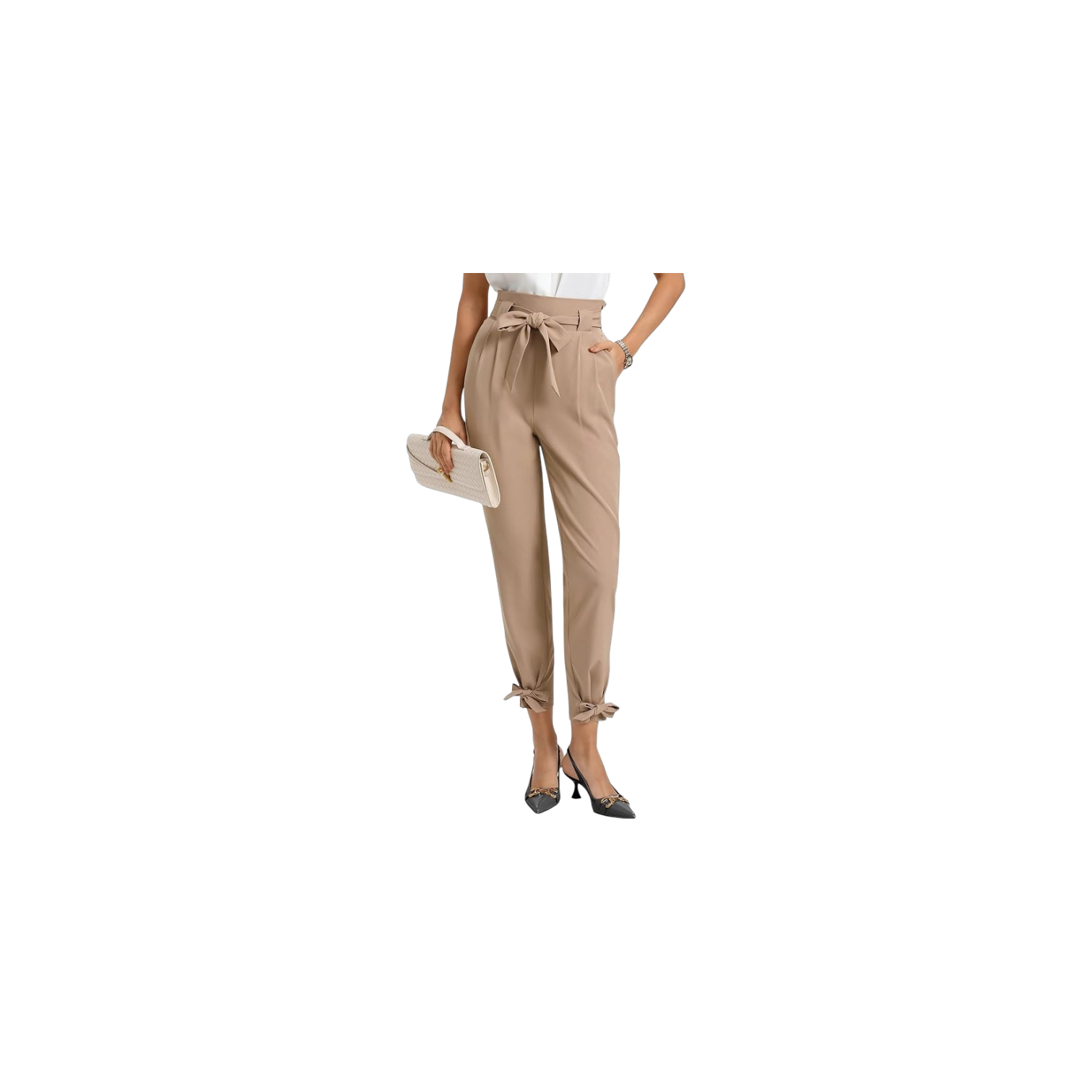 Womens Casual High Waist Pencil by Camel Pants